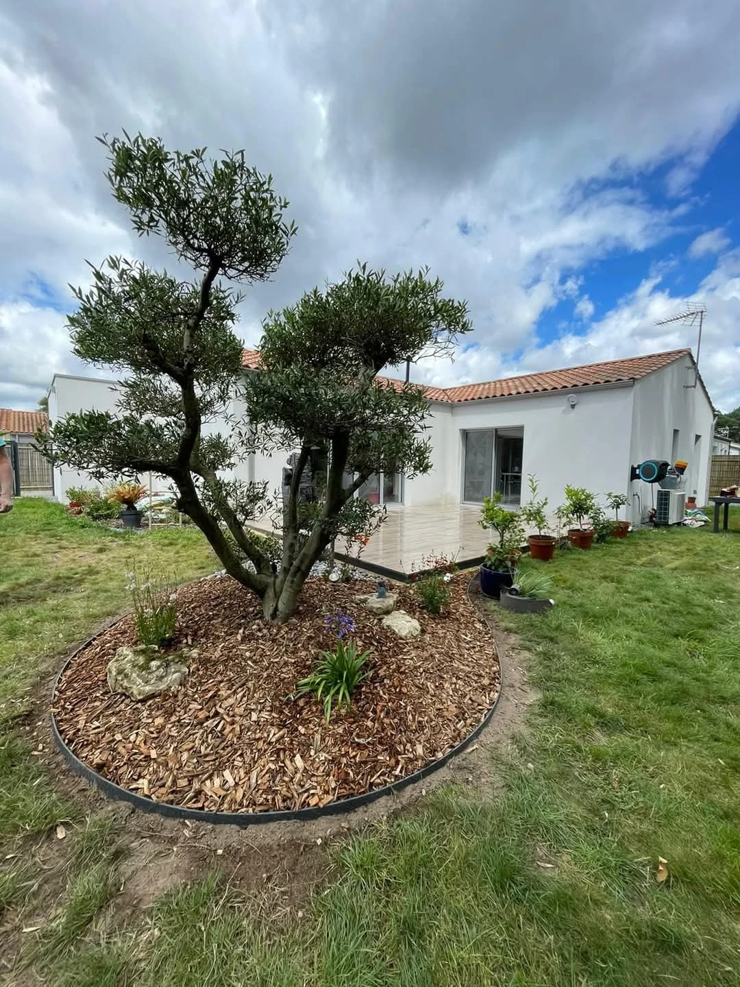 Terrasse sur plots (Challans 85)