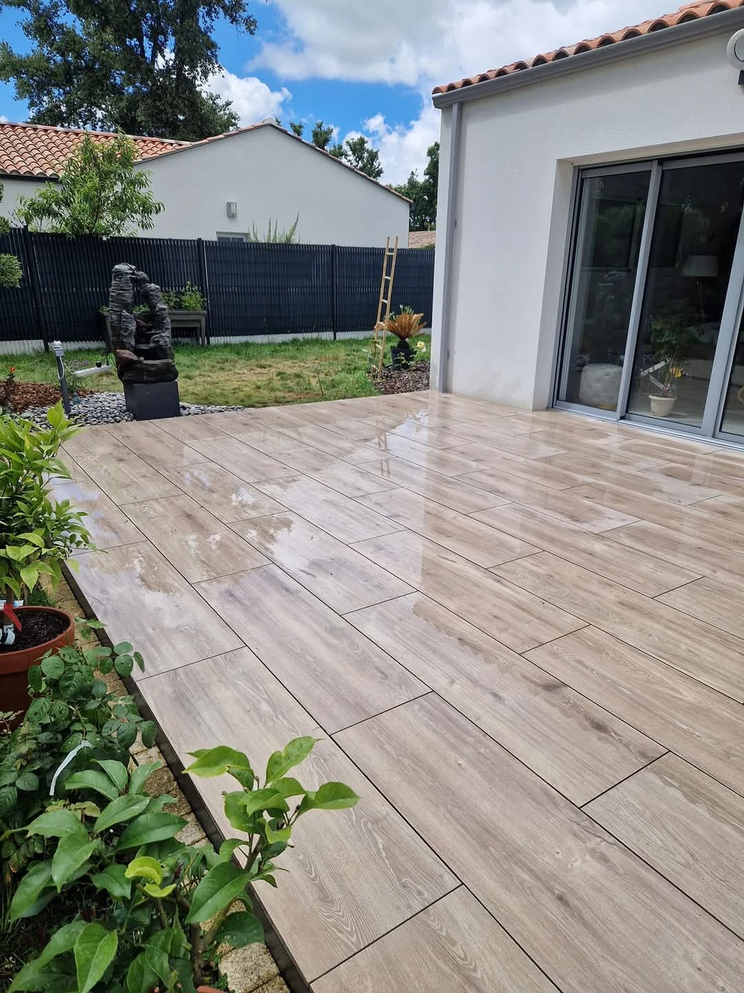 Terrasse sur plots (Challans 85)